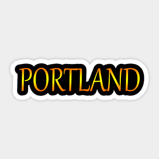 PORTLAND CITY Sticker